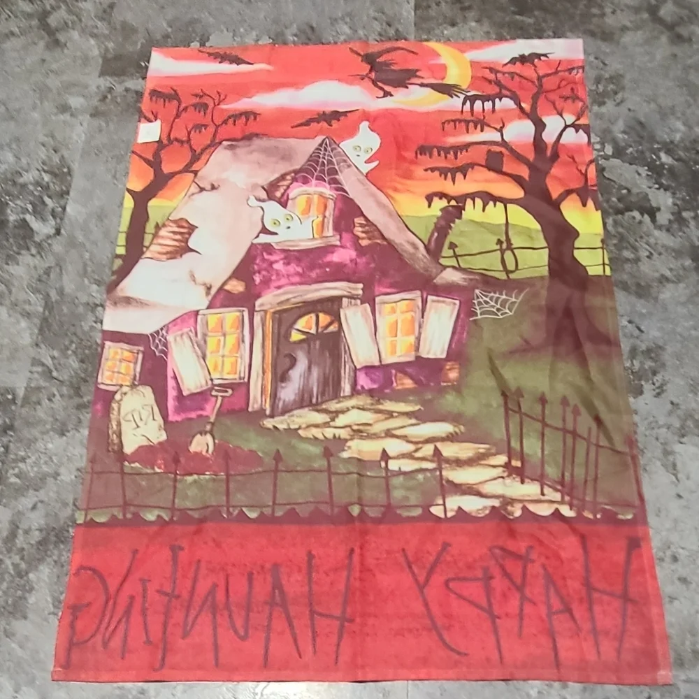 Garden Flag Halloween Happy Haunting Ghosts 25